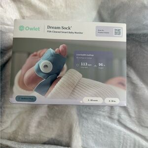 Owlet Dream Sock Smart Baby Monitor - Bedtime Blue